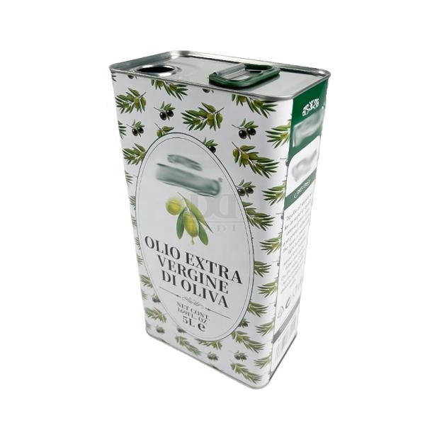 Dadi Weiye 250ml 500ml 1L 2L 5L Custom Printing Olive Oil Can Rectangle with Lid Food Grade