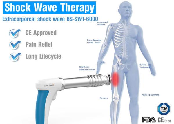 High Energy Extracorporal Shockwave Therapy Equipment For Patellar Tendinitis Treatment