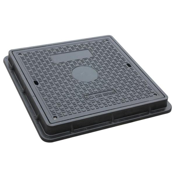 Composite Resin BMC / SMC / FRP Square Manhole Cover En124 With Different Color