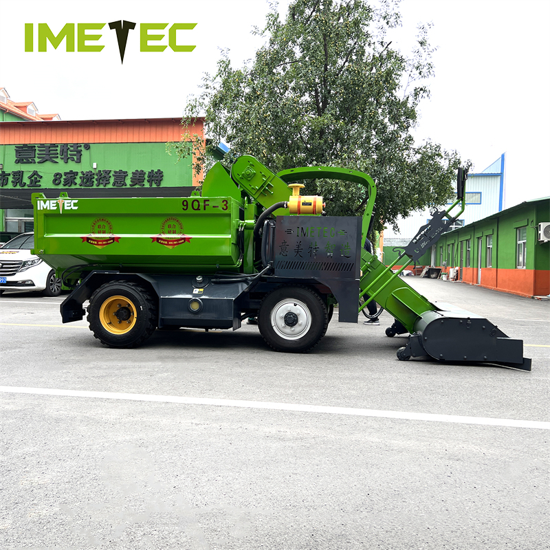 Dry Wet Liquid Manure Truck Collector Diesel Electric 4WD For Horse