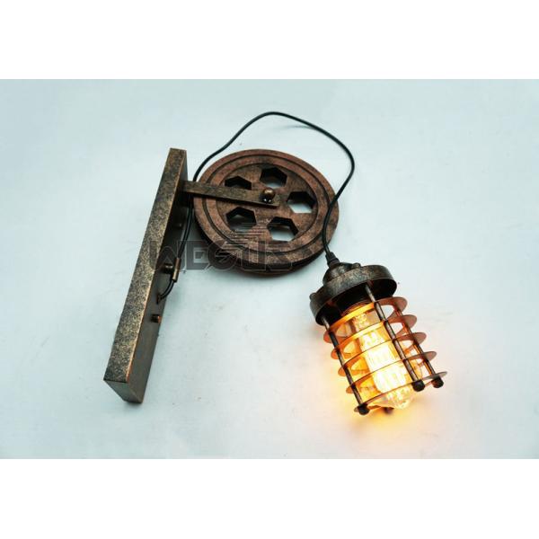 Industry bedside aisle corridor wind vintage E27 lifting pulley wall lamp （WH-VR-32）