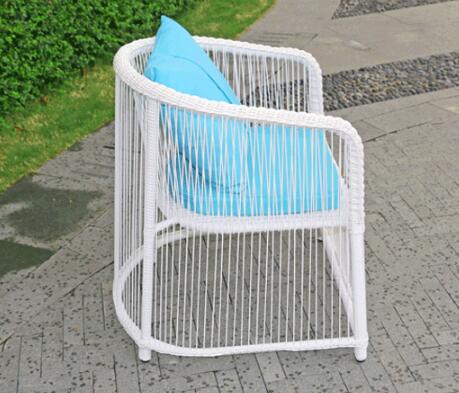 Leisure Aluminium Outdoor Garden wicker chair PE Rattan chair patio Backyard table and chairs