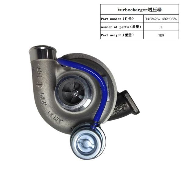 Perkins C4.4 Engine 320GC Excavator Turbocharger T422423