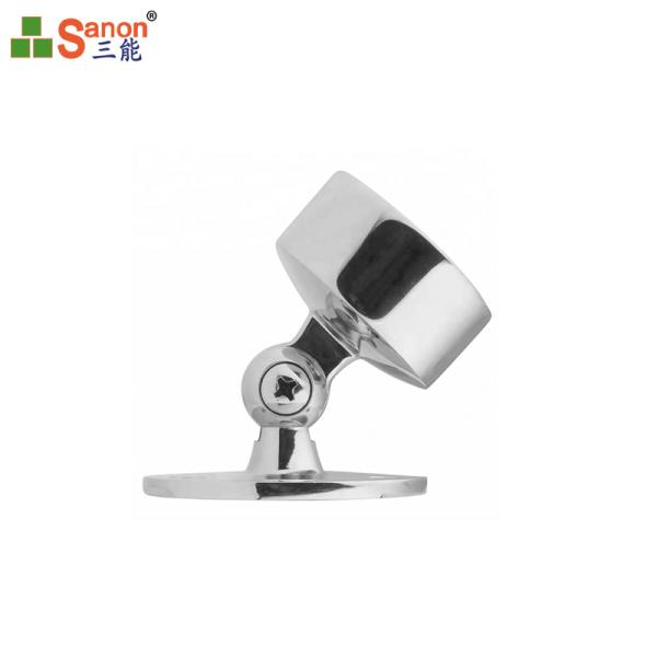 Casting Stainless Steel Handrail Fittings Round Pipe Support Brackets 50.8mm Dia 74mm
