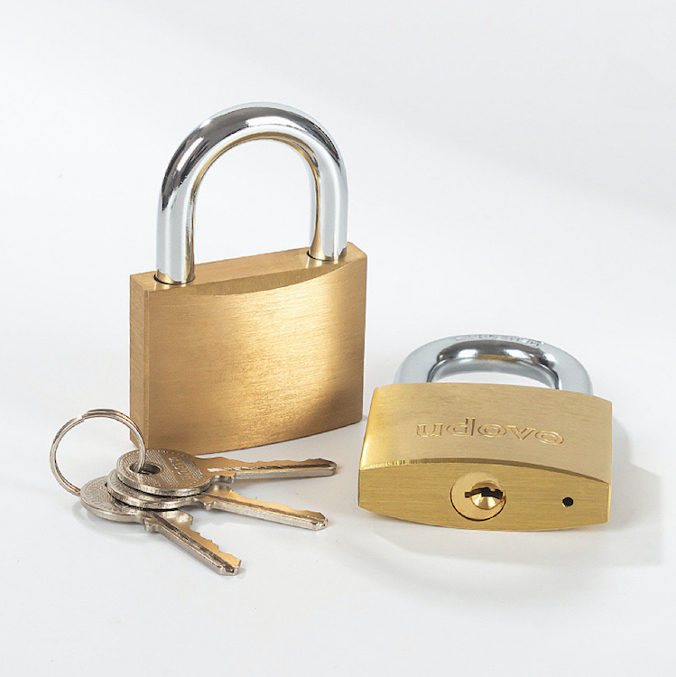 Medium Thick High Security Padlock 20mm 25mm 30mm 40mm 50mm 60mm 70mm Brass Pad Lock