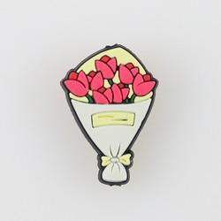 Silicone cor-de-rosa da joia que sai os dentes o grânulo não tóxico para o presente do bebê DIY