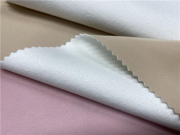 Velvet Handfeeling Embossed Pu Leather Normal Peeling Strength Coated Pattern