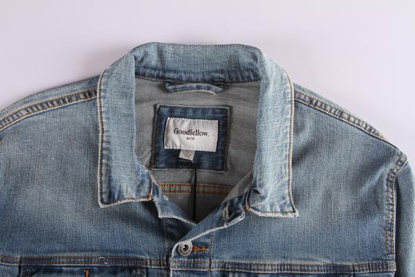98% Algodon 2% Spandex Men'S Denim Jacket M L XL 2XL