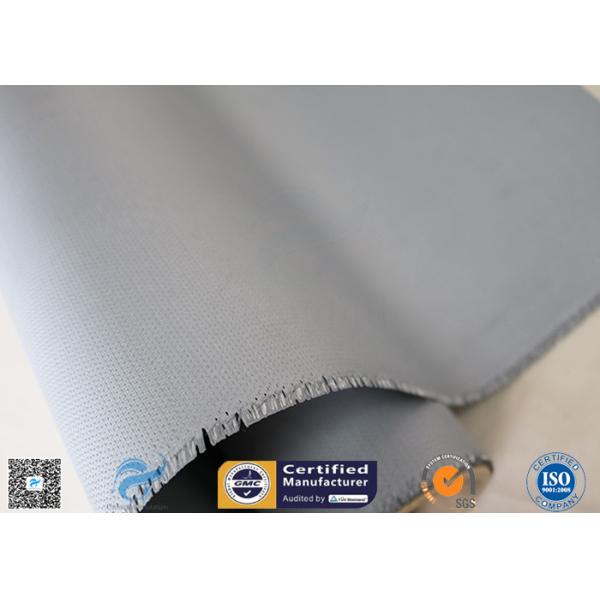 Gray Color 510g High Strength Silicone Coated Fiberglass Fabric For Welding Curtain