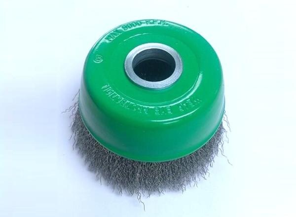 Stainless Steel Wire 100mm Crimped Wire Cup Brush for Rust and Paint Removal