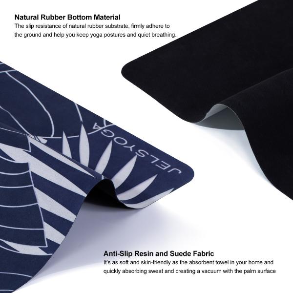 Travel Size Rubber Exercise Mats , Breathable Sweat Proof Yoga Mat