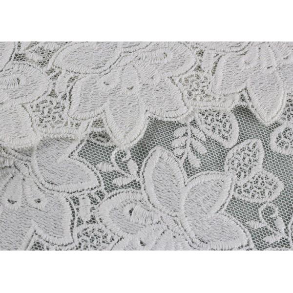 Équilibre en nylon brodé de dentelle de Tulle de coton de ruban de dentelle pour des couturiers