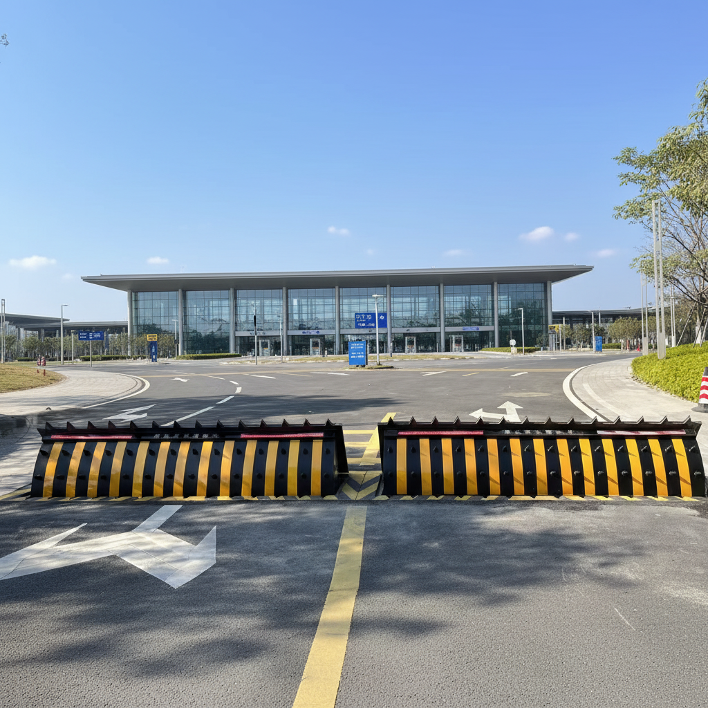 PLC Controlled Road Blocker System with 220 Ton Capacity and Electro-Hydraulic Drive for Secure Vehicle Access Control