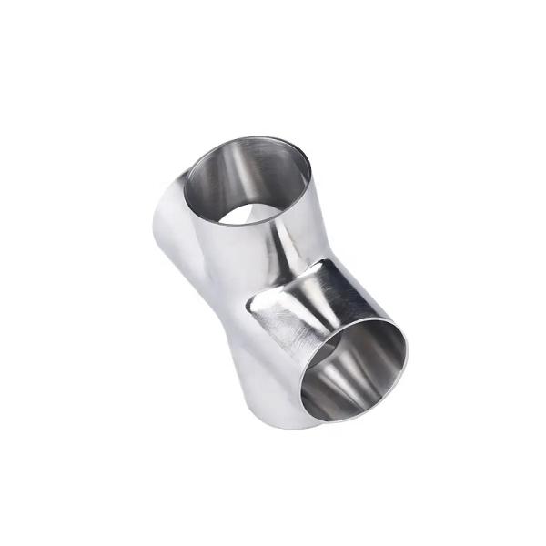 Equal 304/316 Stainless Steel Welding Cross with Internal and External Mirror Polishing SMS 3A