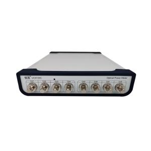 2 / medidor de poder ótico 850nm de 4/8 canais a 1700 nanômetro