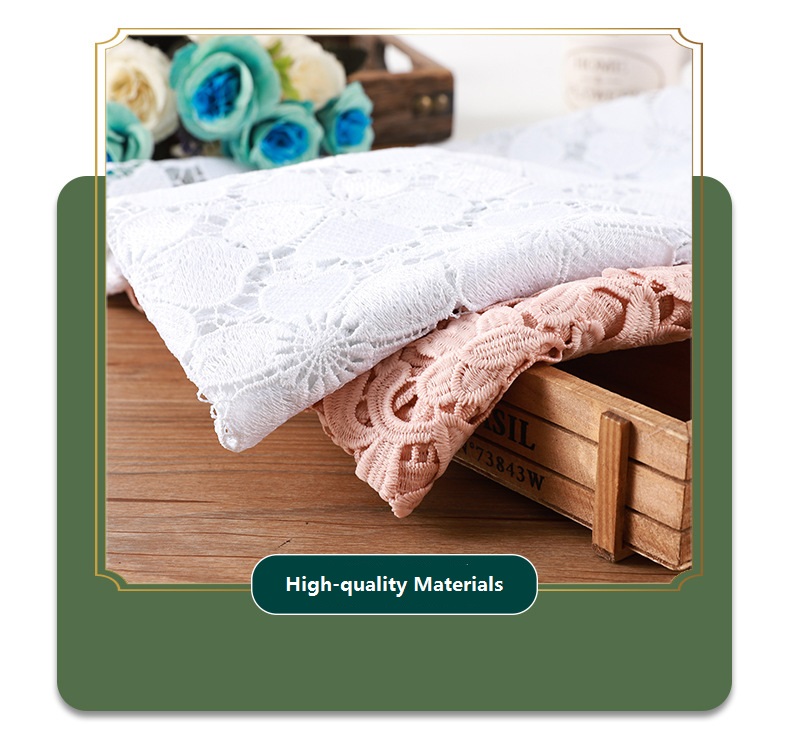 Water Soluble Embroidered Butterfly Computerized Embroidery Garment Accessories Water-Soluble Lace Barcode Lace