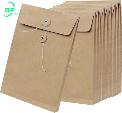 Kraft envelope file auxiliary equipment for button and string cut BP002 Made in china