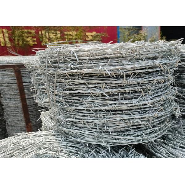 Cables de alambre de púas galvanizados y sumergidos en caliente para cercas de seguridad y ganado