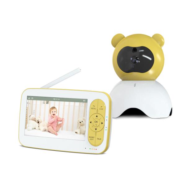 5 Inch Digital Baby Monitor with Night Vision and 360° Pan-Tilt