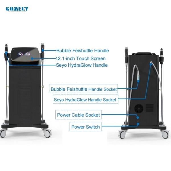 Gomecy Vertical Bubble Feishuttle Equipo de belleza para desintoxicación profesional de la piel
