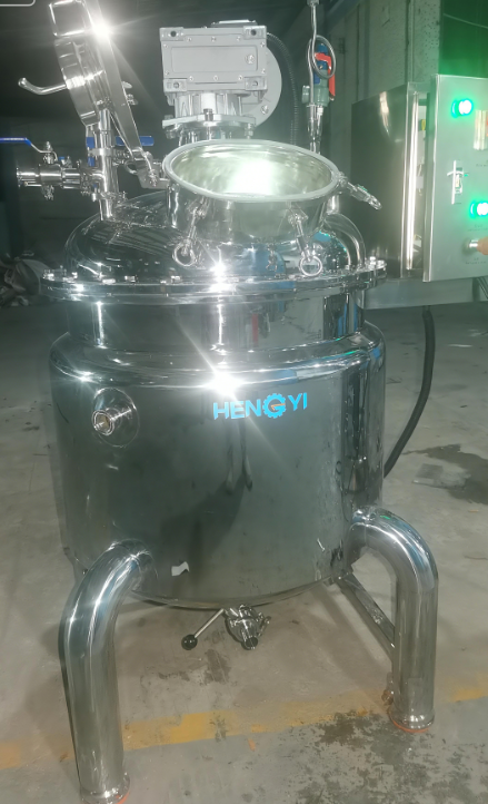 Reactor mezclador de cosméticos de tipo fijo, loción y detergente para ropa con calentamiento eléctrico