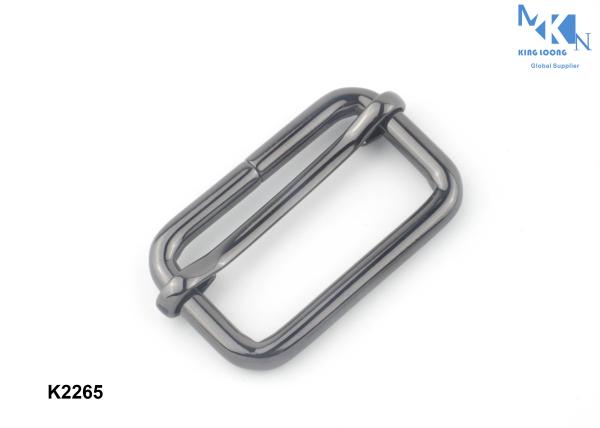 Iron Material Roller Bar Belt Pin Buckle Nickle Color For Canvas Bags 38mm Inner Size