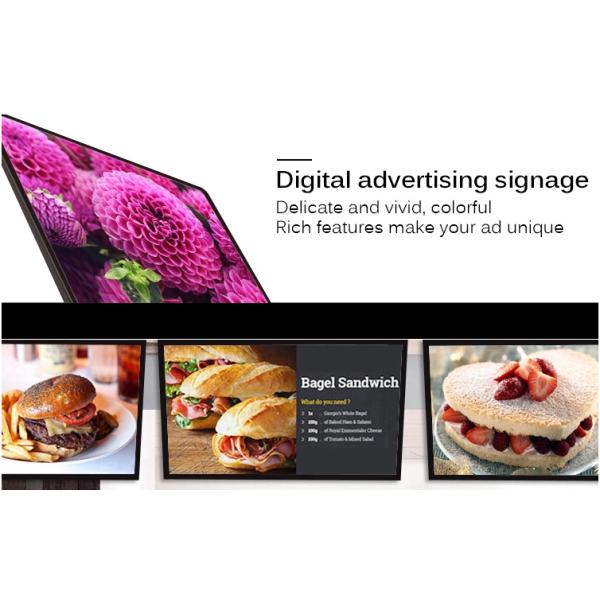 Shopping Mall 19.1 Inch Wall Mounted Digital Signage Display