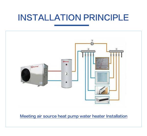 UKAS Air To Water Heat Pump For Baby Swimming Massage Pool Safe Constant Temperature Hot Wate