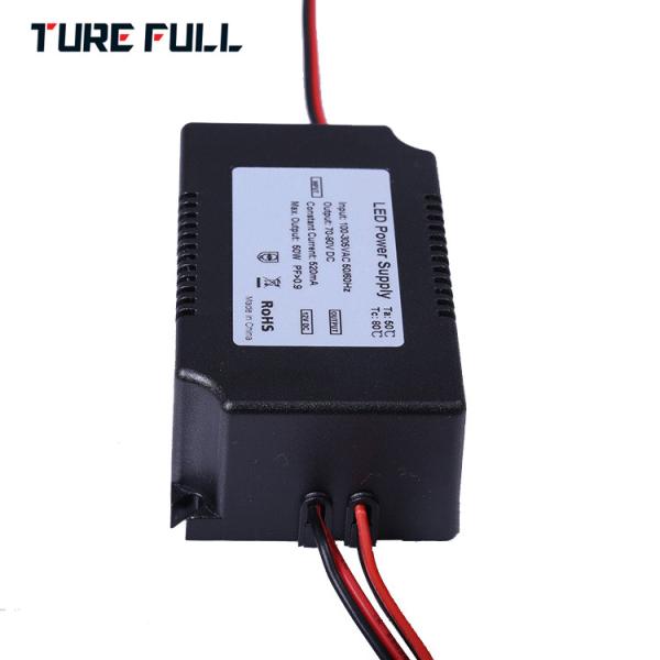 High Efficiency 60w Led Driver , Led Lamp Driver Full Aluminum Housing