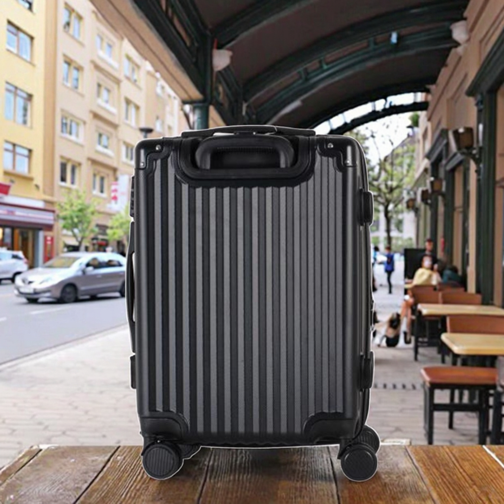 24 28 ABS PC Luggage  three piece suitcase set  work trolley bag Customizable Colors