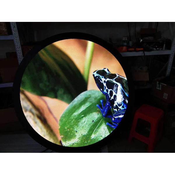 Double Sides P8 Outdoor Circle LED Logo Sign For Chain Stores