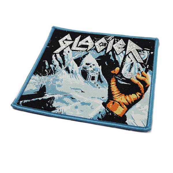 Private Brand Woven Logo Patch Badge Washable With Merrow Edge