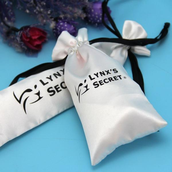 Покрашенные сумки для расширения волос, портативные сумки волос подарка Дравстринг сатинировки