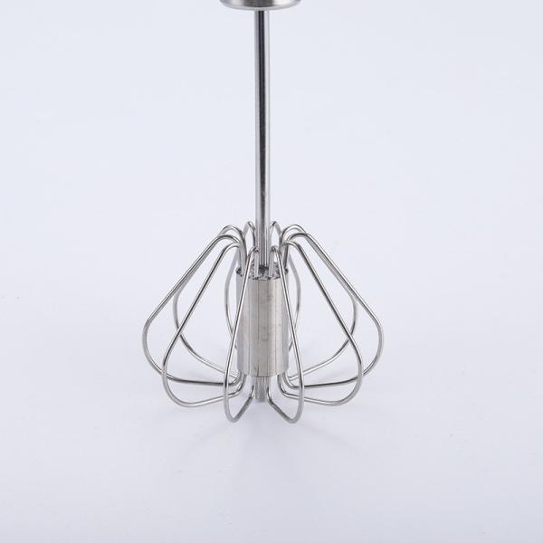 Customized Color Hand Push Mixer Cream Whipper Rotating Semi-Automatic Stainless Steel Egg Beater