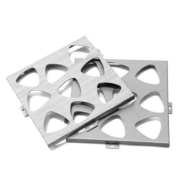 Hollow Aluminum Curtain Wall Veneer Background Wall Punching Aluminum Plate Carved Modeling 2.5mm