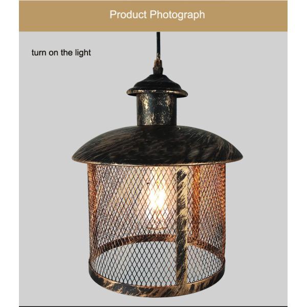 Loft Creative Personality Single Head Iron Retro Industrial Lighting Restaurant Office Coffee Shop Light(WH-VP-198)