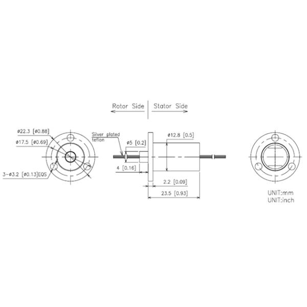 Miniature Slip Ring 18 Circuits