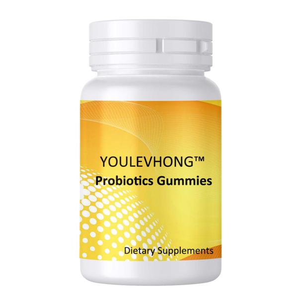 Probiotics Gummies with Cranberry 60 Count Vegetarian Supplement for Digestive and Feminine Health