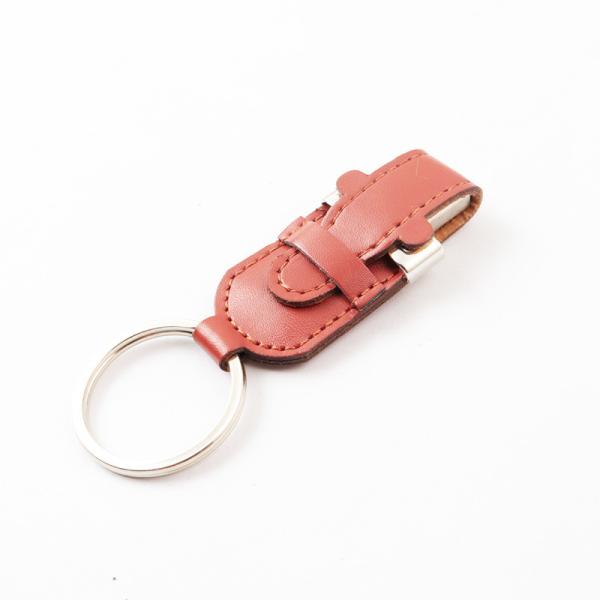 Крышка PU и кожаная ручка Usb с портативной машинкой 64GB 128GB 30MB/S кольца 2,0 металла