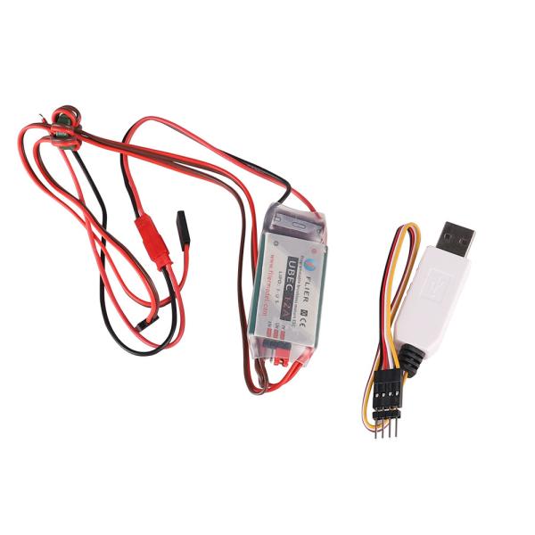 peças plásticas do ESC do BEC do Mosfet do passatempo de 12S 10A RC para a fonte 5V de Fliermodel e a relação de USB