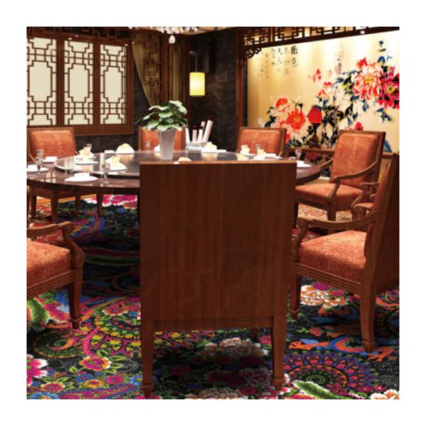 Wall to Wall Luxury Axminster Carpet for Hotel Total Weight 3kg/sqm and Cut Pile