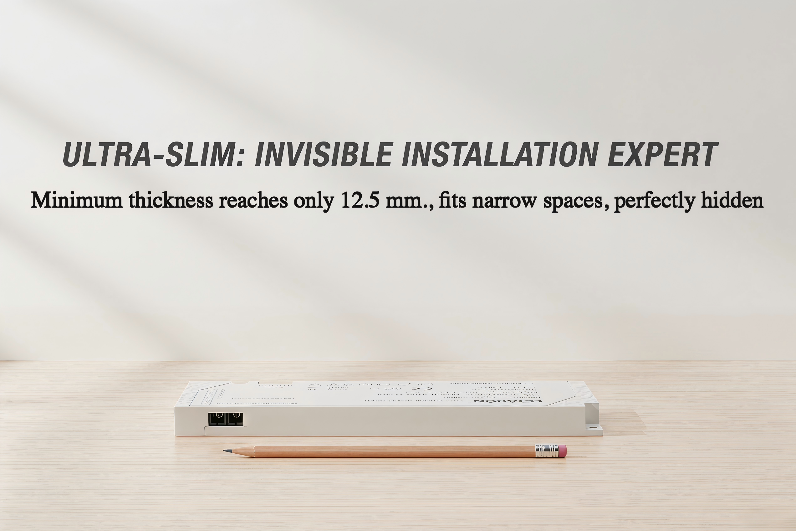12V 24V LED Driver 15W 60W 100W Ultra Slim LED Power Supply 12.5mm Thickness Transformer for Kitchen Cabinet Furniture Lighting RoHS