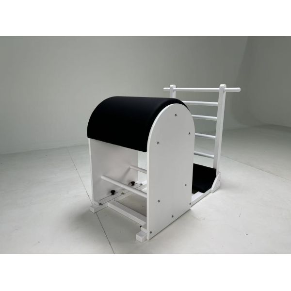 Oak Wood Pilates Ladder Barrel U+PL008 with Traditional Curved Barrel Design