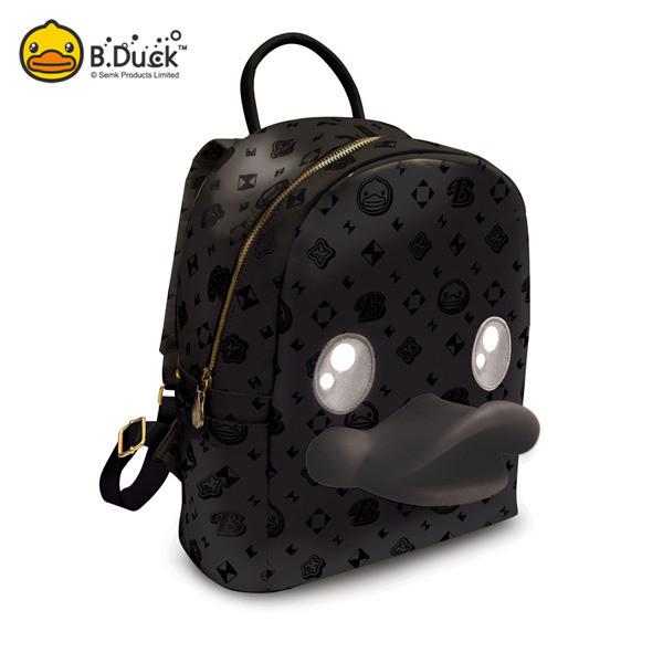 Oxford Cute Backpack Bag 3D Duck PU Nylon non phthalate pvc Material