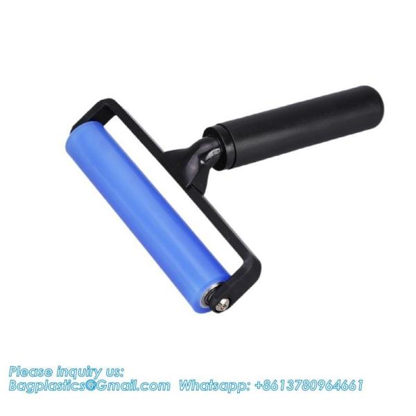 High Adhesive Reusable Washable Floor Ceiling Cleaning Silicone Sticky Lint Roller sticky adhesive rubber silicon dust