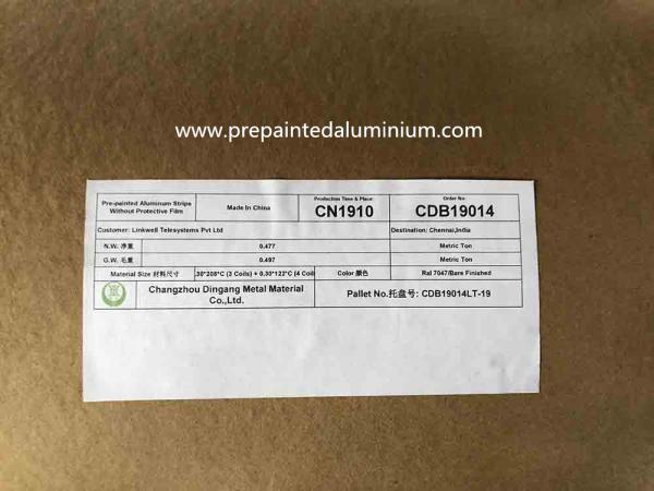 Alloy Color Coated Aluminum Strip In Interior And Exterior Advertising Word Show
