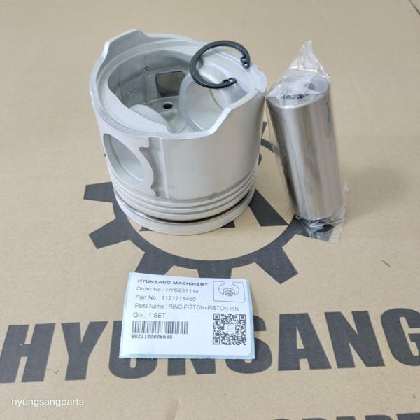 Запчасти экскаваторов Hyunsang Ring Piston + Piston Pin 1121211460 112-12-11460 Для ZX200LC-HHE ZX210-AMS ZX210-HCME