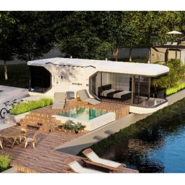 Современная капсульная каюта Контейнерный отель Дом Спальный подход Внешний мобильный крошечный дом Роскошь