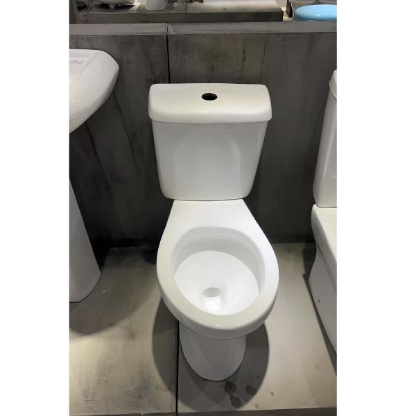 Modern Ceramic Toilet WC 680x370x830mm Two Piece S-Trap Floor Mount Standing Toilet Set
