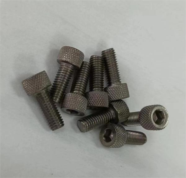 Titanium Knurled Socket Screw Bolt For Motocycle / Shipbuilding Customized